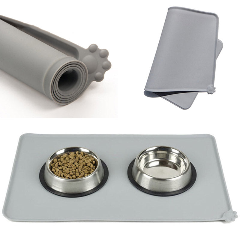 Slate Silicone Feeding Mat