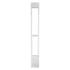 Sill sliding glass pet door panel installed in a door track