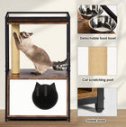 Hearth Cat Tree and Feeding Station, view 12
