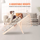 Slope dog ramp pine wood frame
