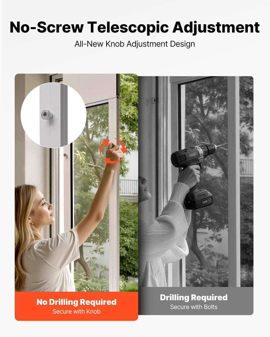 Sill pet door height adjustment