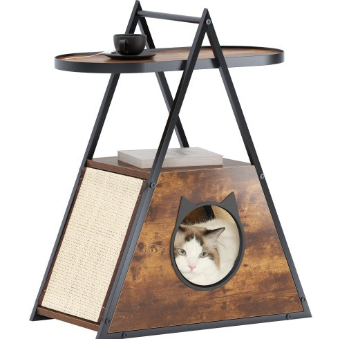 Nook Cat House End Table, view 5