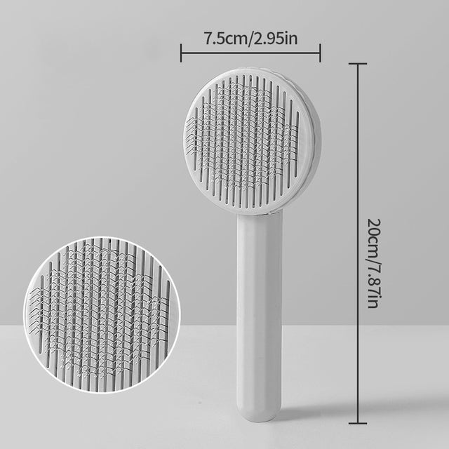 Thistle Self-Cleaning Slicker Brush, view 3