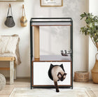 Hearth Cat Tree and Feeding Station, view 2