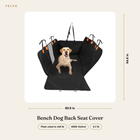 Bench Dog Back Seat Cover dimensions