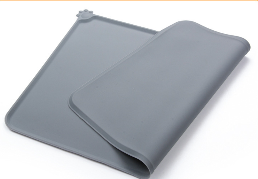 Slate Silicone Feeding Mat, view 3