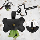 Clasp Leather Waste Bag Dispenser, view 5