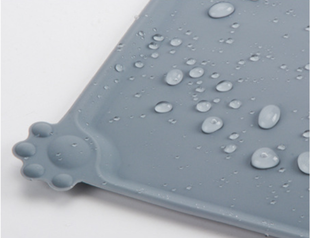 Slate Silicone Feeding Mat, view 2