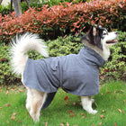 Pewter Dog Bathrobe Towel