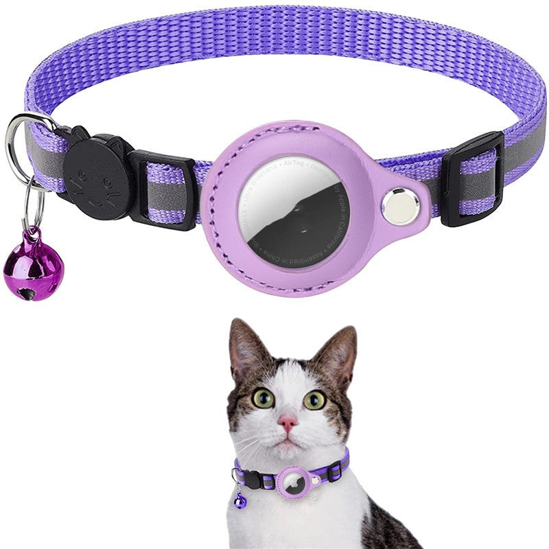 Chime Reflective AirTag Collar