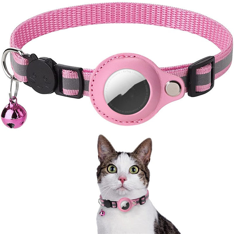 Chime Reflective AirTag Collar
