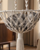 Drift Macrame Cat Hammock in motion